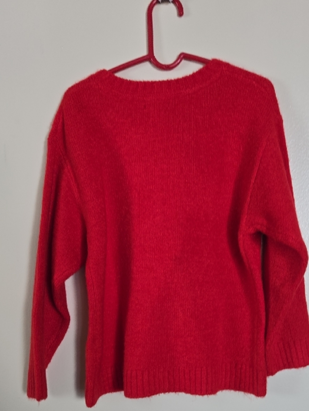 Vince Camuto Red Crewneck Sweater Girls Size XS - Picture 3 of 4